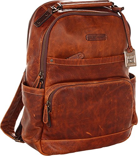 Image of FRYE Logan Backpack Backpack Cognac Antique Pull Up One Size