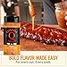 Kosmos Q Honey Killer Bee BBQ Dry Rub, Sweet Seasoning with Brown Sugar, Honey, Garlic & Paprika for Chicken, Pork, Turkey, Ribs and More, Dry Rub for Smoking & Grilling Meat, 13.2 Oz Shaker Bottle