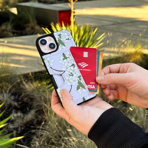 Image of Smartish iPhone 15 Plus Wallet Case - Wallet Slayer Vol. 2 [Slim + Protective] Credit Card Holder w /Kickstand - Drop Tested Hidden Card Slot Compatible w /Apple iPhone 15 Plus - Custom Prints