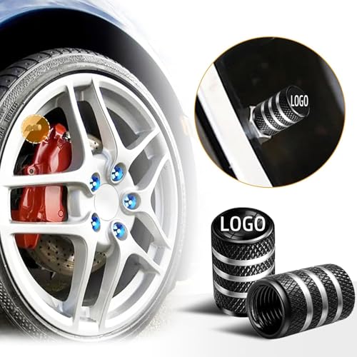 Image of NIVIZEN 4 pcs Aluminium Car Tyre Valve Cap with Logo Suitable for Tata Cars Altroz, Tiago, Tigor, Nexon, Harrier, Safari etc Tire Wheel Rims Stem Air Valve Caps Tyre Cover Car (Taa-ta)