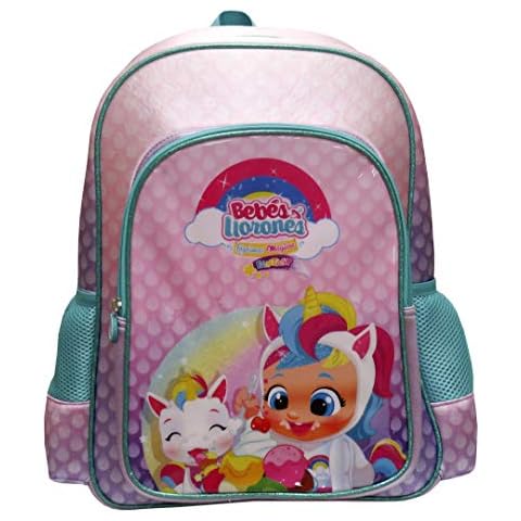 Mochila Infantil Bebés Llorones, Rosa Cover