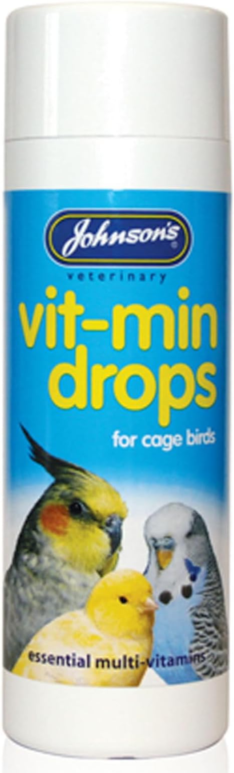 View your listing JOHNSONS CAGED BIRD VIT-MIN DROPS 100ML - SUPPLEMENT - HEALTHY PET VITAMIN (1 BOTTLE)