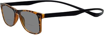 Magz Astoria Magnetic Bifocal Reading Sunglasses for Men & Women Square Frame With UV Protection | Snap Neck Hanging Design