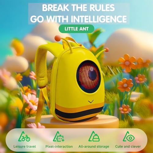 Aomiun Outdoor Sport LED Rucksack süße 3D Cartoon Mini Kinder Reisetasche Leichter Mini Reiserucksack für Jungen und Mädchen Wasserdicht & Personalisierbar