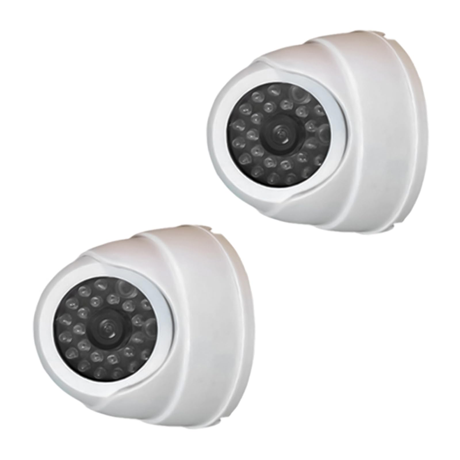 Battery Powered Fake Surveillances Camera Realistic Appearance LED Flashing Light for Theft Outdoor Security High Simulation Dome Security Camera