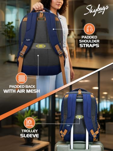 Image of Skybags Pace 30L Laptop Backpack (Upto 15.6 inch), 3 Compartments