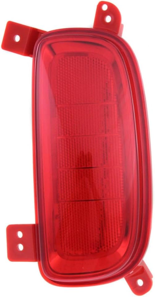 CarLights360 For Kia Sorento Rear Bumper Reflector 2014 2015 Passenger Side DOT Certified KI1185104 | 92406 2P700