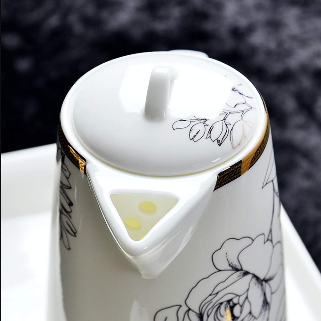 Generic Zestaw Herbaty Domowy Ceramiczny Zestaw Filiżanki Herbaty Salon Water Cup 9-Częściowy Zestaw Herbaty Zestawy Herbaty