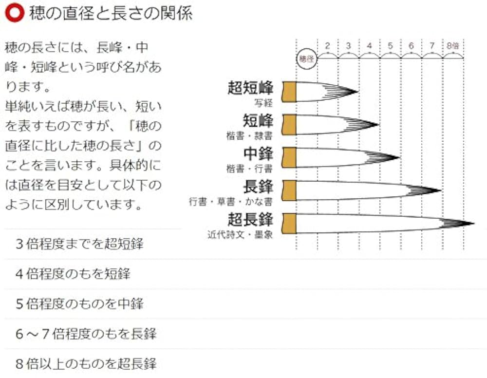 Amazon.co.jp: 広島筆 写経用 鼬毛写経 H-37 8号 : Hobbies