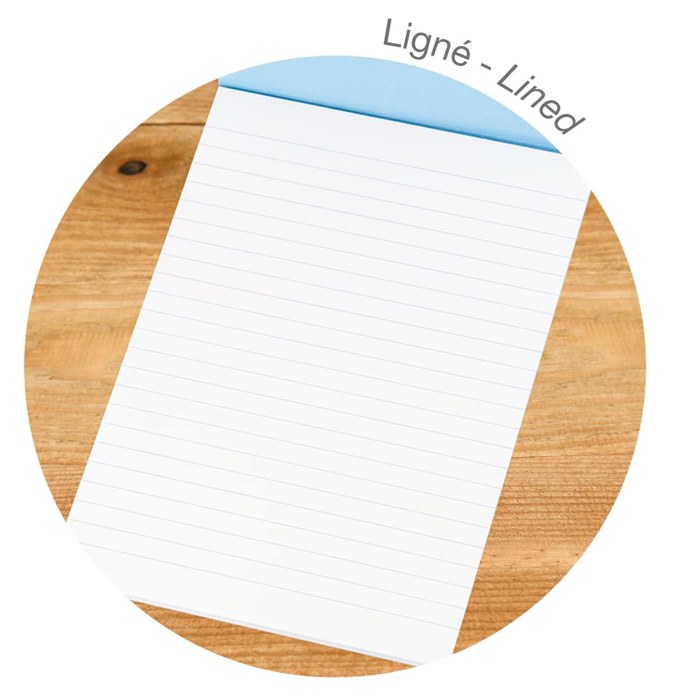 Clairefontaine 6124C – Blok korespondencyjny Triomphe 50 arkuszy w linie białych A5-14,8x21cm – 90g/m²