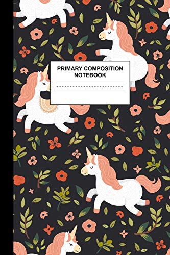 Primary Composition Notebook: Writing Journal for Grades K-2 Handwriting Practice Paper Sheets - Enchanting Unicorn School Supplies for Girls, Kids ... 1st and 2nd Grade Workbook and Activity Book image 3
