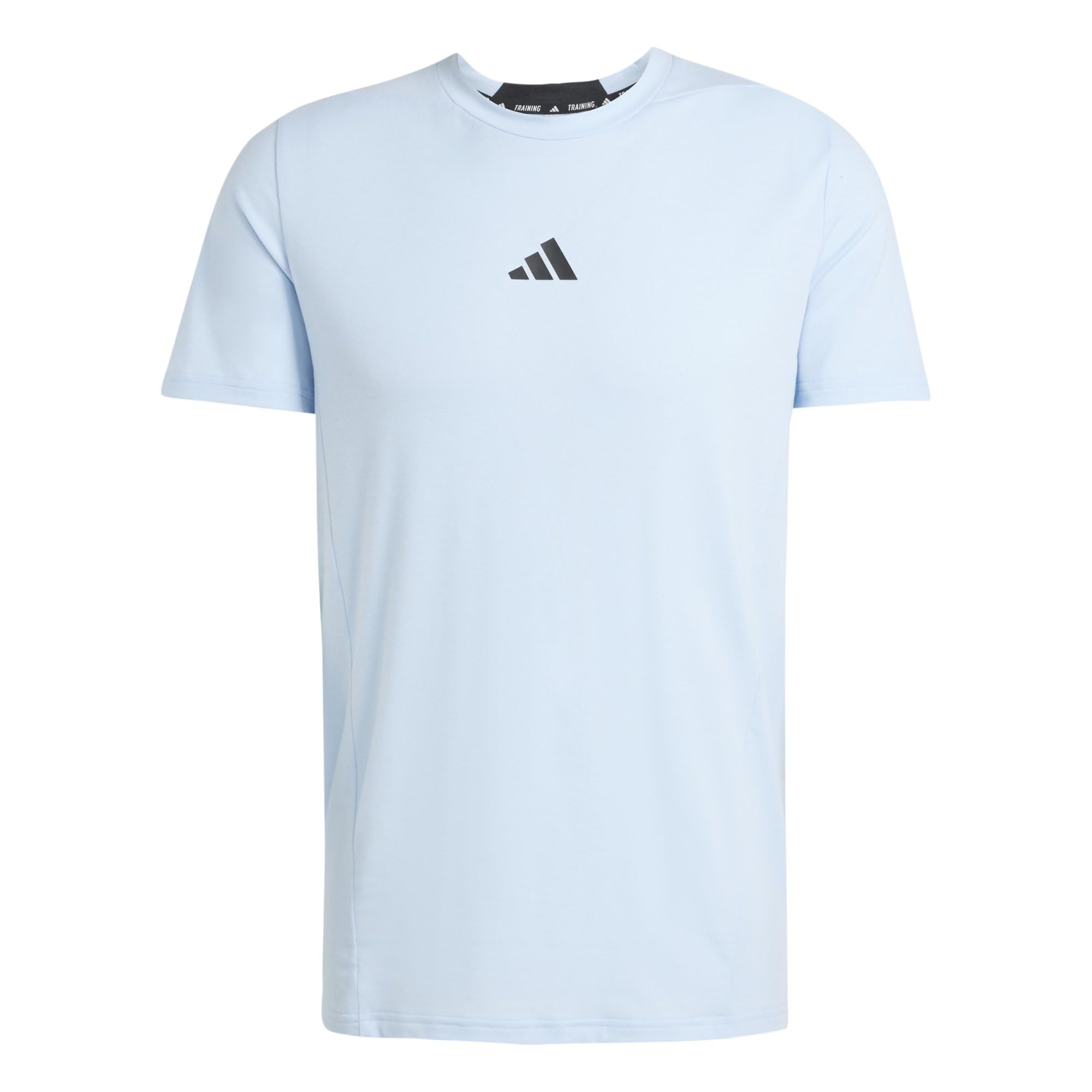 adidas Men's D4T Workout Shirt, Glow Blue, XL