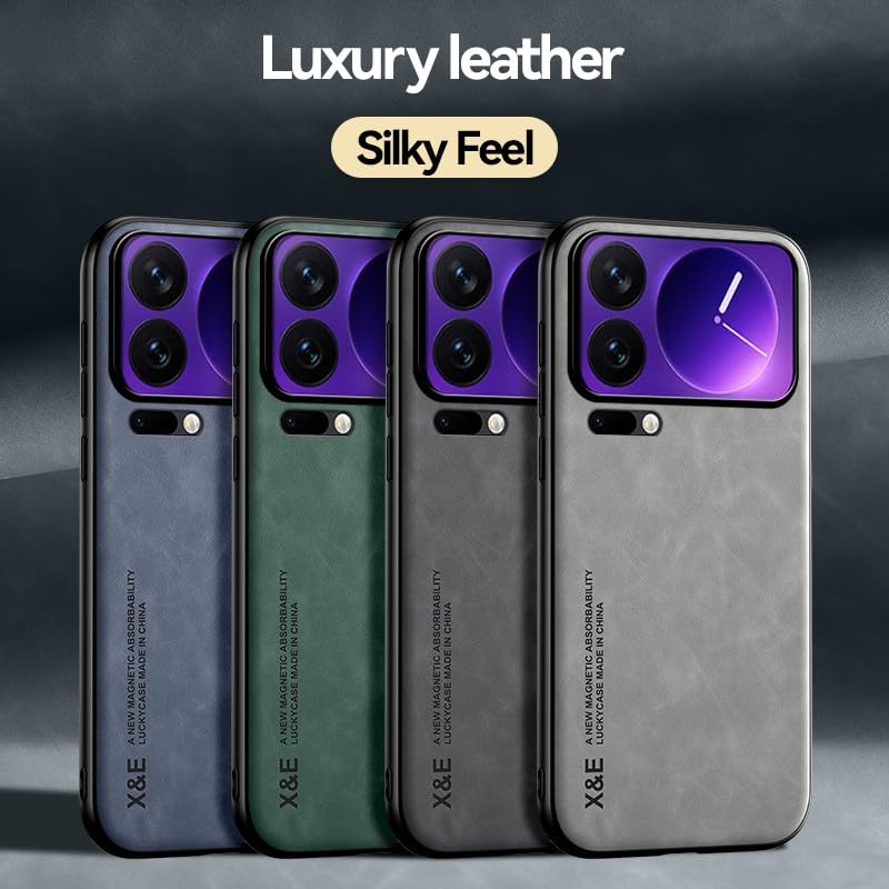 Coque arrière Xiaomi 17 Pro Max en silicone de qualité supérieure gris
