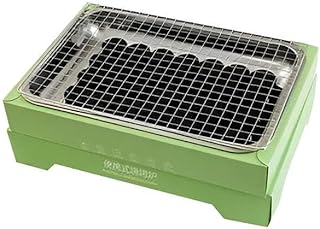 Fast Burning Grill - Portable Charcoal Grill for Effortless Outdoor Cooking, Includes 30 Quick Burning Charcoals for Instant Enjoyment