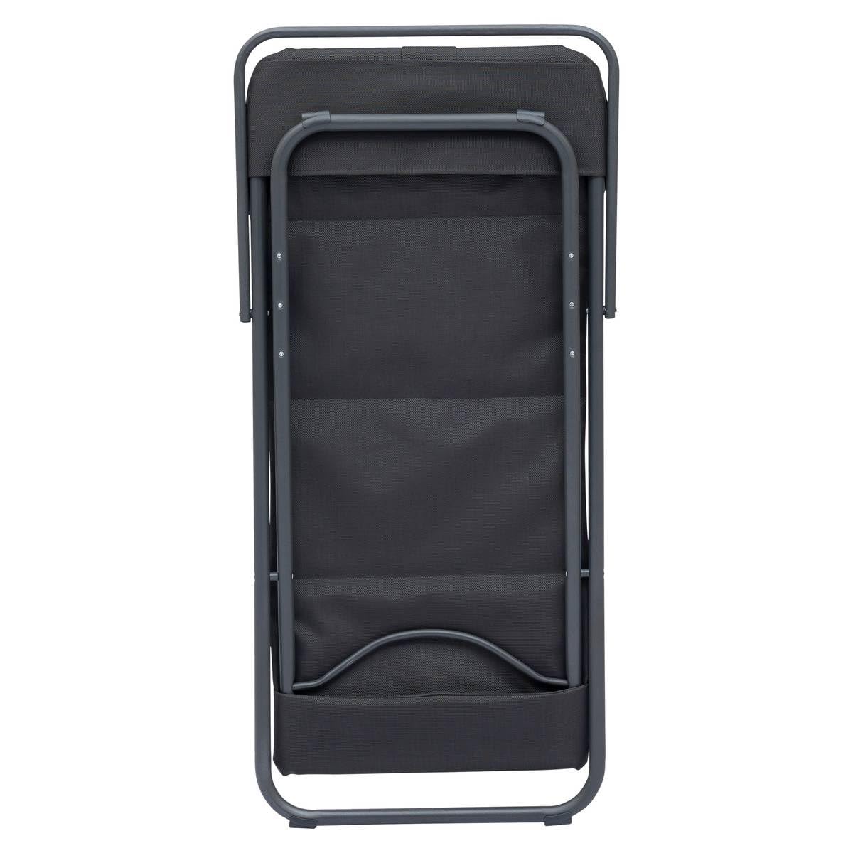 HESPERIDE - Chilienne de Jardin empilable Pliable mirael Gris Graphite