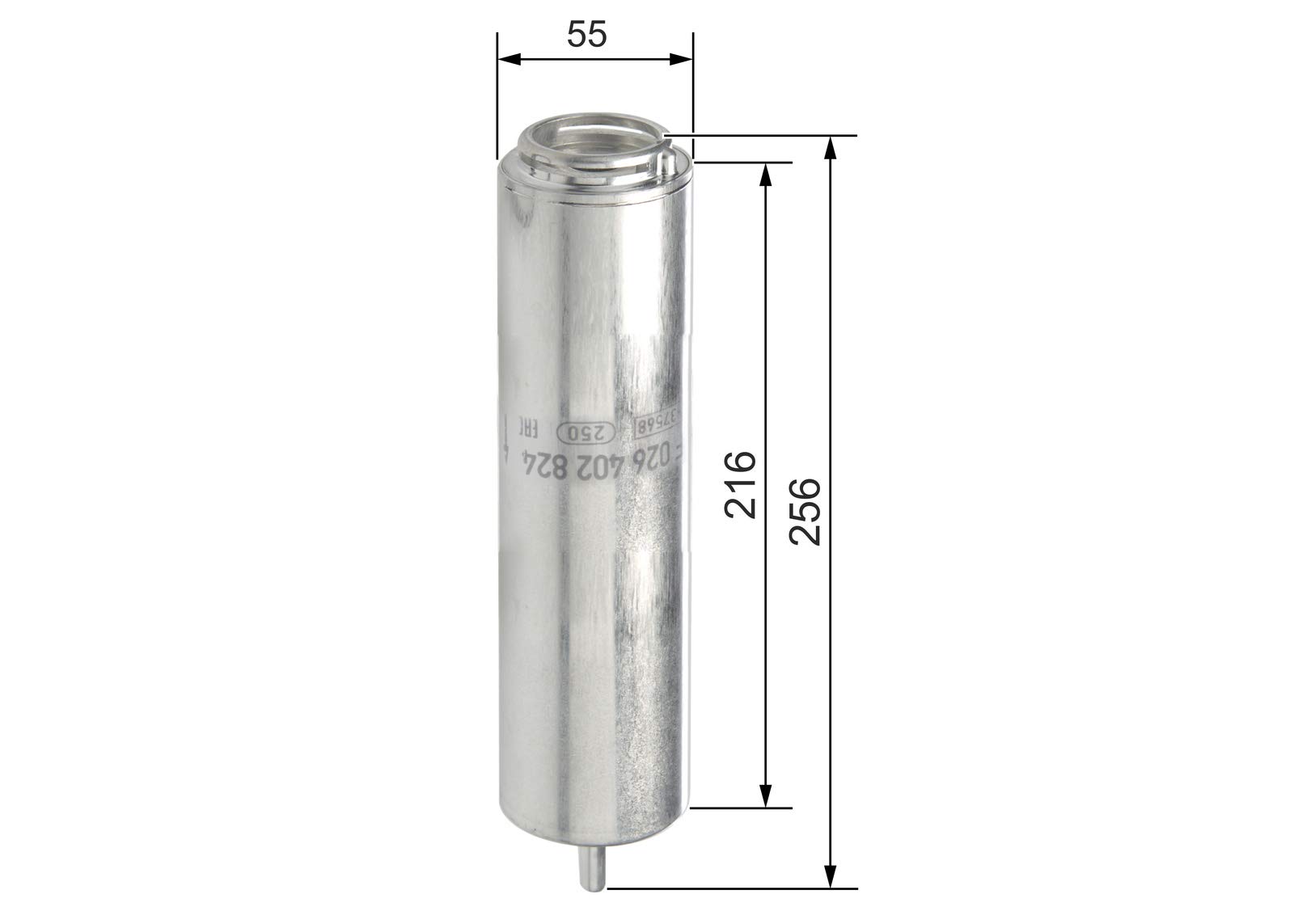 Filtro Diesel per Auto Bosch N2824 - Separa le particelle e l'acqua dal carburante, protegge il sistema di iniezione
