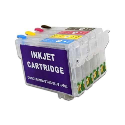 232XL 232 XL Refillable Inkjet Ink Cartridge with Chip Compatible with Ep-Son XP-5200 WF-2960 XP-4200 XP-4205 WF-2930 WF-2950 Printers (Color : Cartridge with chip)