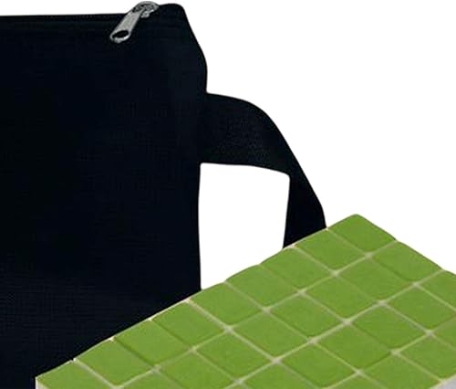 Miniatura 4 de MYCENSE Mahjong de 144 azulejos, mini juego de mahjong, juego de mahjong chino profesional, mini mahjong de viaje para viajes, verde