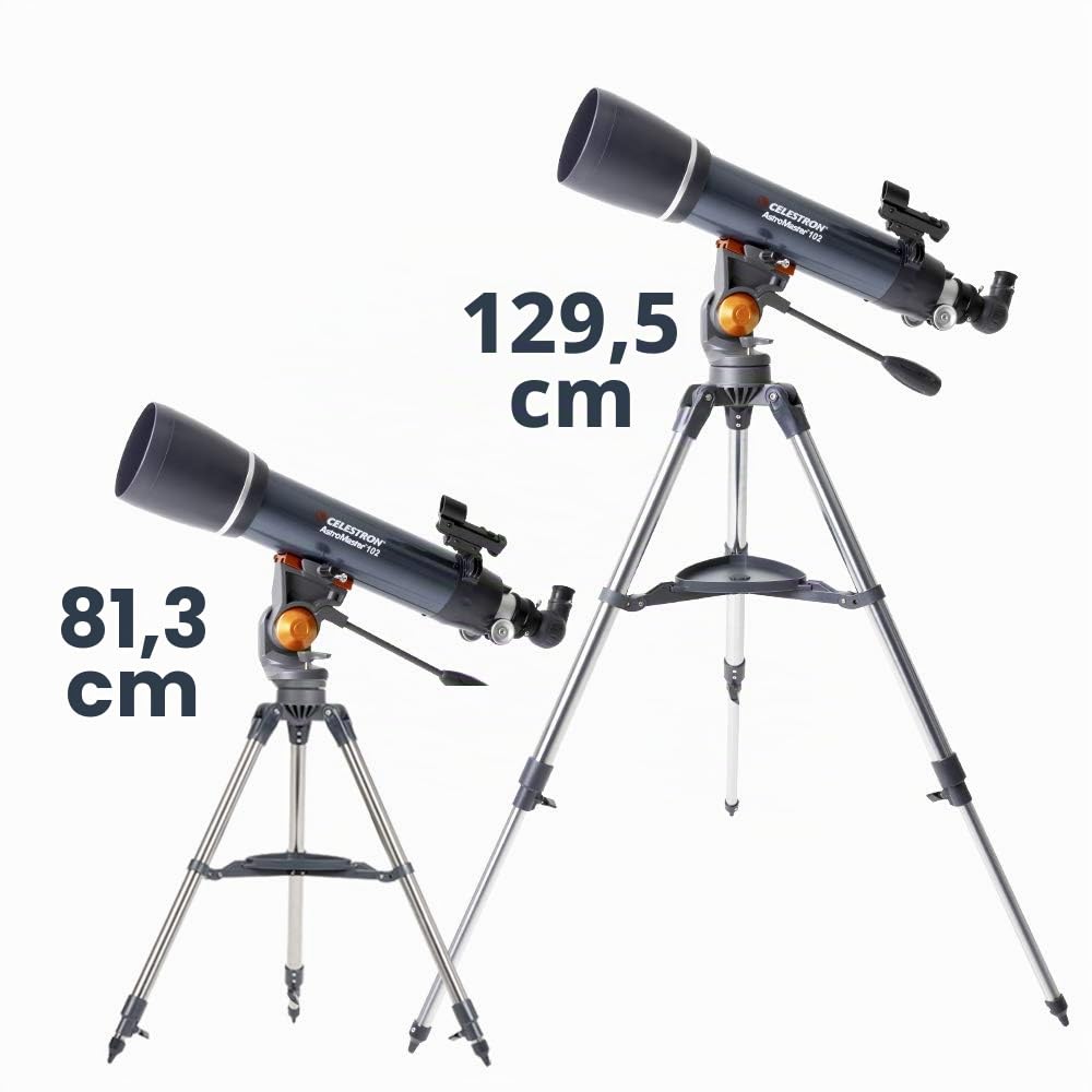 Celestron 22065 AstroMaster 102AZ Refractor Telescope, Dark Blue