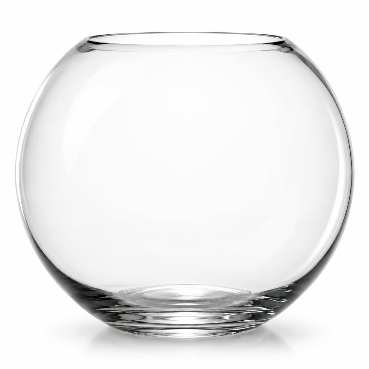 Floralcraft® 12.5cm Glass Fish Bowl Vase - Clear Round Bubble Bowl for Wedding Centrepieces, Floral Arrangements, Floating Candles, Terrariums, Succulents & Home Décor