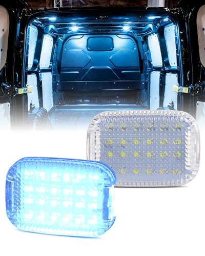 Luces LED interiores azul para Ford Transit 2015-2024, set 2 piezas miniatura 1