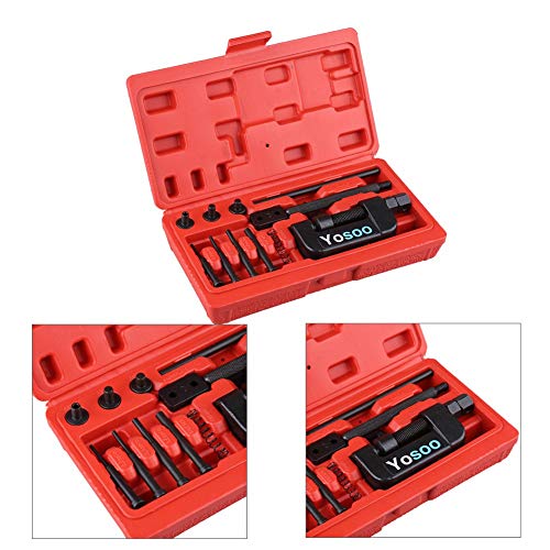 Outils de rivetage pour chaînes de moto et séparateur de rivets