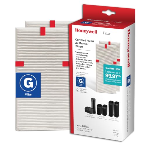 Honeywell Genuine HEPA Air Purifier Filter G, 2-Pack