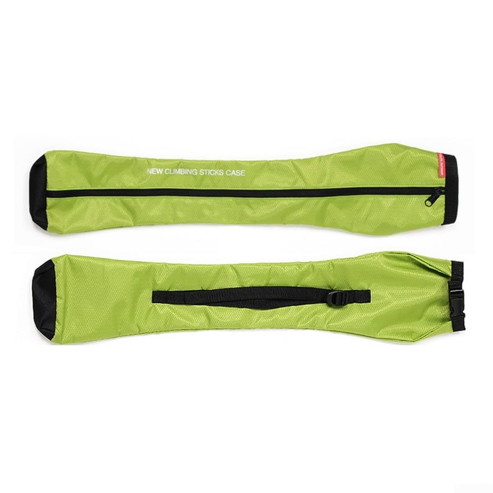 Clashpower Trekking Pole Bag Portable Storage Bag with Zip Waterproof Pole Bag for Travel(Green), YM87EC6IO1001R24ZQGTD6G