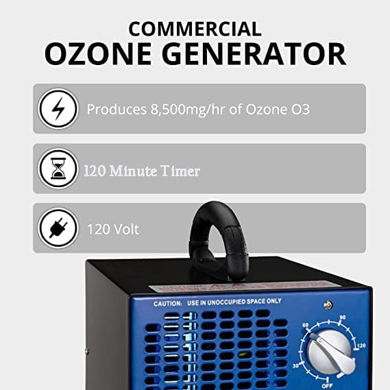 Purificador de Aire Generador de Ozono 8500mg/h miniatura 2