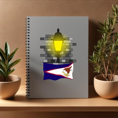 Carnet Bricks American Samoa Street Lamp : finissez-en avec le manque de pages en A5