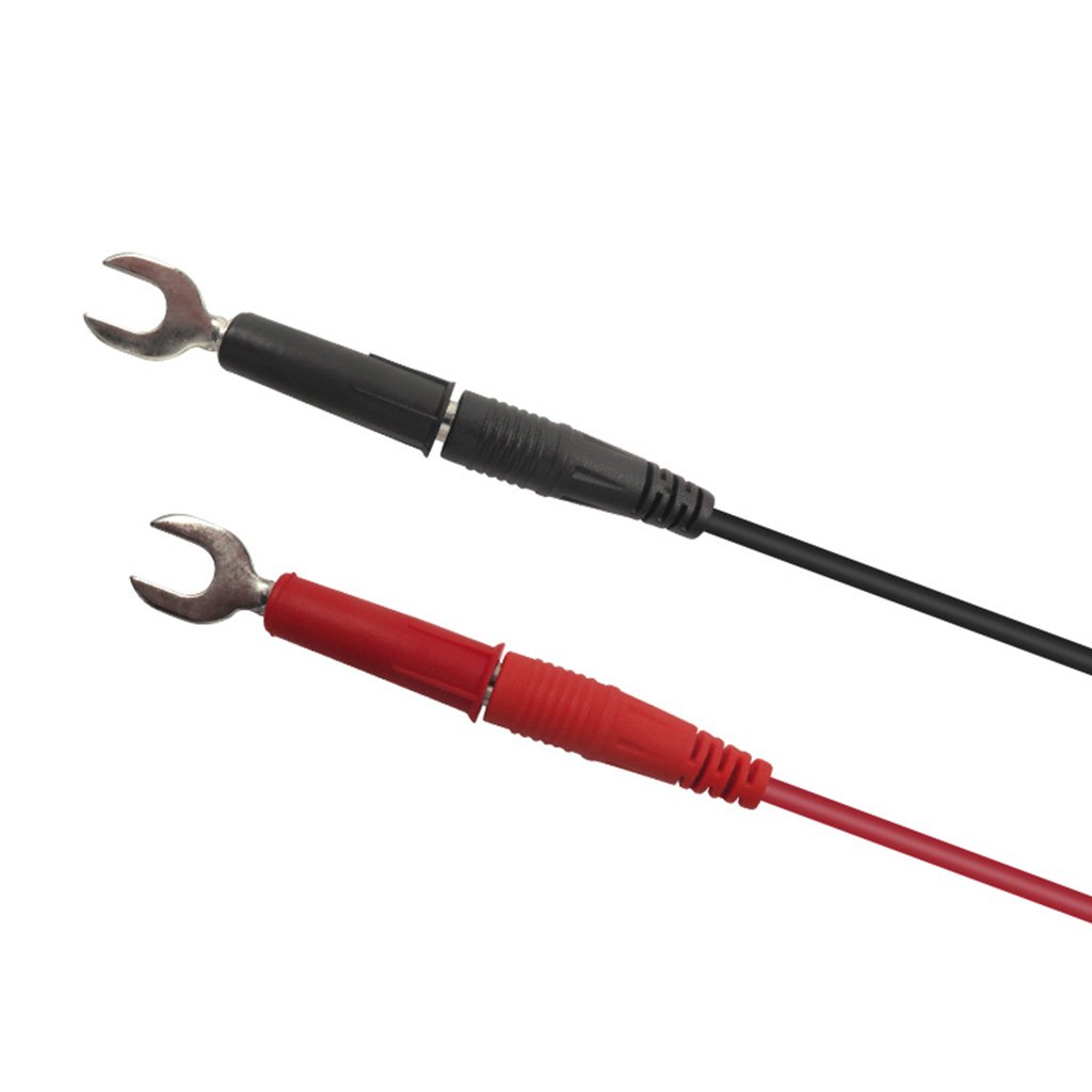 CALANDIS® 6-in-1 1M 4mm Banana to Banana Plug Test Lead kits Alligator Clip Clamps to 6mm U-type Spade Clip-picture-28