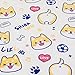 Flannel Fleece Throw Blanket, Cute Shiba Inu Micro Fleece Soft Blanket Throw Blanket