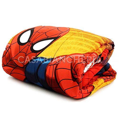 Trapunta piumone SPIDERMAN l'uomo ragno singola letto 1 piazza invernale Marvel