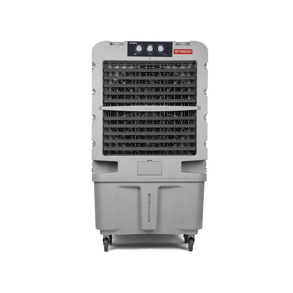 Raffrescatore evaporativo portatile ad acqua ghiaccio 120 litri, 350 watt, per 80 mq, 3 velocità Fresh