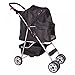 4 Wheels Pet Stroller Cat Dog Cage Stroller Travel Folding Carrier 5 Color 04T by BestPet