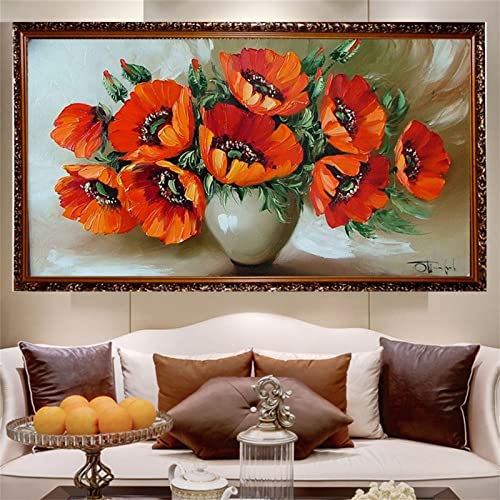 Peinture diamant numéro adulte pour décorer le salon en 50x100cm