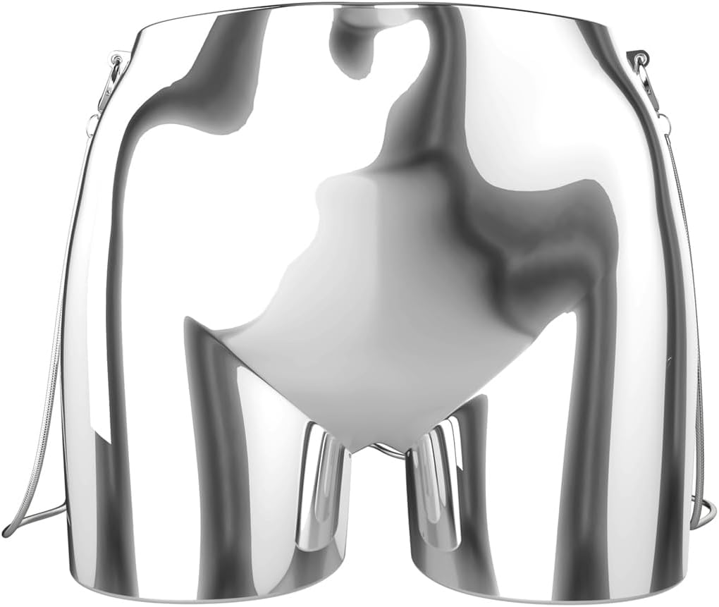 Miuco Women's Mini Bag Evening Bag Butt Shape Handbag Party and Wedding Purse Crossbody