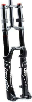 TUJISEK 27.5/29 Inch Mountain Bikes Downhill Front Fork DH AM Fork Air Suspension Fork Rebound Adjustment 110MM*20MM Thru Axle Travel 170mm 3.0 Tire 1-1/8" Double Shoulder HL
