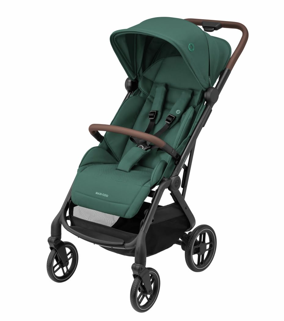 Maxi-Cosi Soho Kompakt Seyahat Sistem Olabilen Otomatik Katlanan Bebek Arabası Essential Green Bebek
