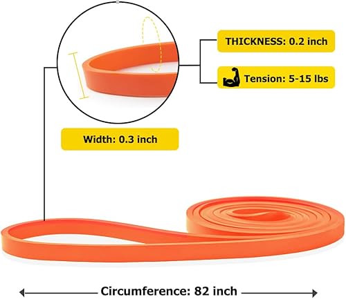 Miniatura 9 de ROSAPOAR Bandas de resistencia para ejercicios de entrenamiento, bandas de fitness para gimnasio al aire libre en casa