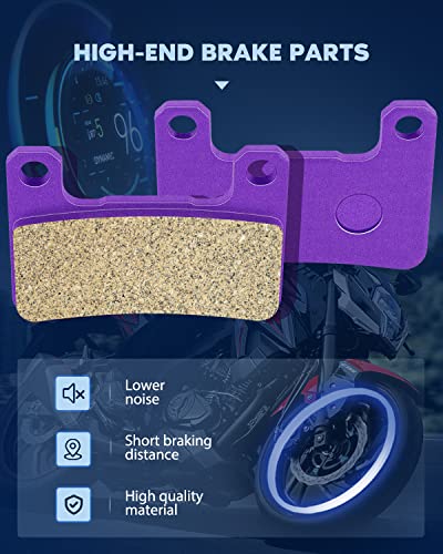 Eccpp Fa379 Fa254 Brake Pads Front And Rear Carbon Fiber Replacement Brake Pads Kits Fit For 2006-2009 Suzuki,2008-2009 2011-2012 Suzuki Hayabusa,2013 Suzuki Hayabusa Gsx1300Ra Abs #TOP1