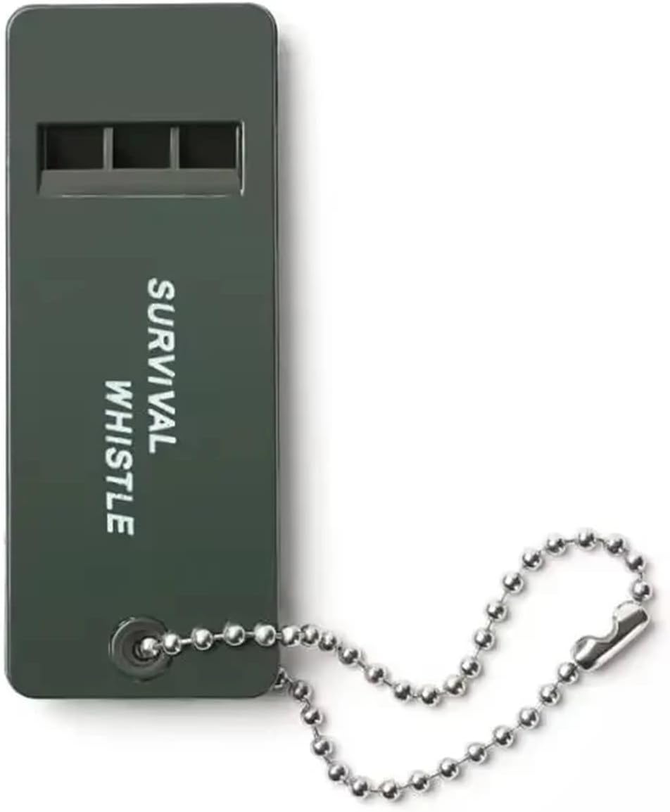 Safety Whistle 100 PCS Survival Whistle 3-Frequency High Decibel Outdoor Hiking Camping 3 Holes Hunting Emergency Tool