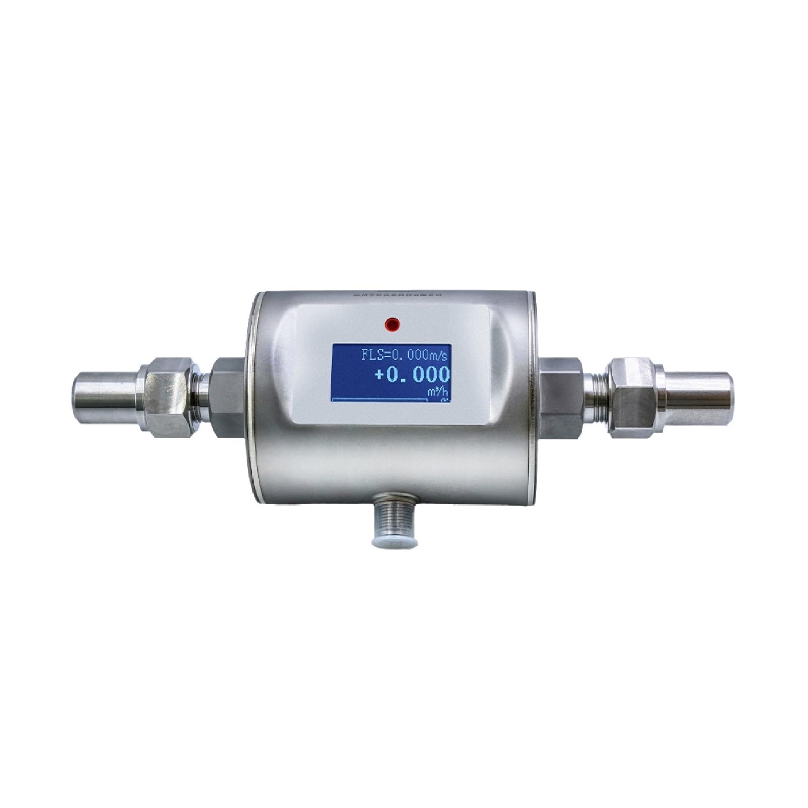 Medidor de flujo, Medidor de flujo electromagnético compacto roscado, sensor digital agua en línea, control remoto infrarrojo for medición tuberías(DN15)