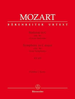 Mozart Symphony No. 36 in C Major, K. 425 - "Linz" Full Score