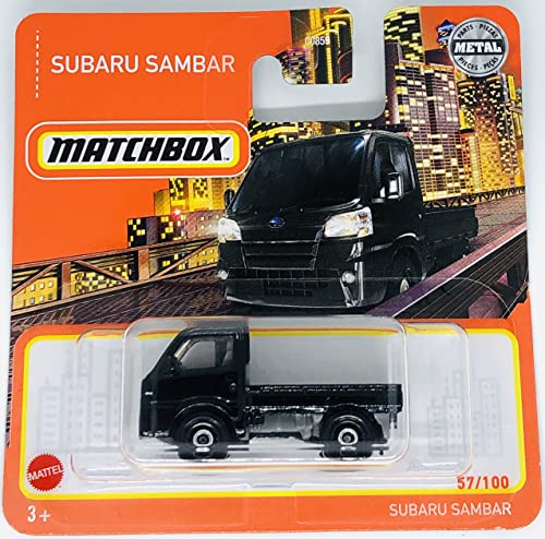 Hot Wheels Subaru Sambar 1:64 Negro miniatura 1