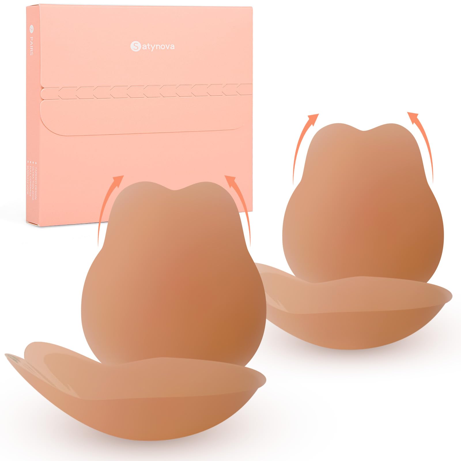 Nipple Covers for Women With Lift,Thin Adhesive Sticky Bra Push Up