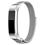 Pumsun Magnetic Loop Band For Fitbit Alta Smart Watch, Stainless Steel (Sliver)