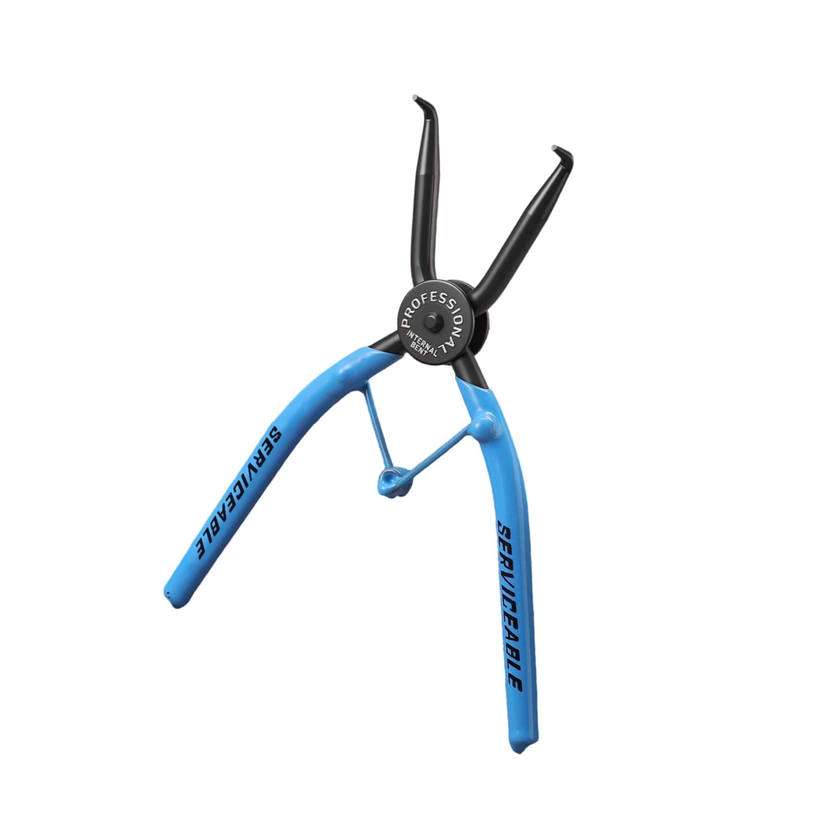 Ljhnba Curved In 7Inch Snapping Rings Pliers Straight And Bent Tip Circlip Easy Installation And Removal Of Internal External