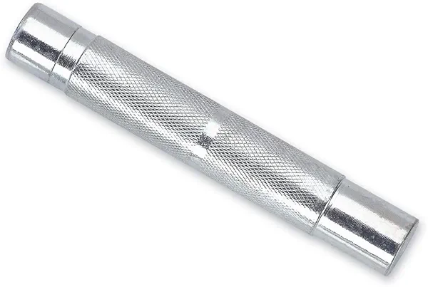 LUMAX LX-1430 Silver Straight Drive Grease Fitting Tool for Use to Install Straight Type Drive-in Fittings, High Strength Steel; 4-1/2” Long, ¾” Diameter