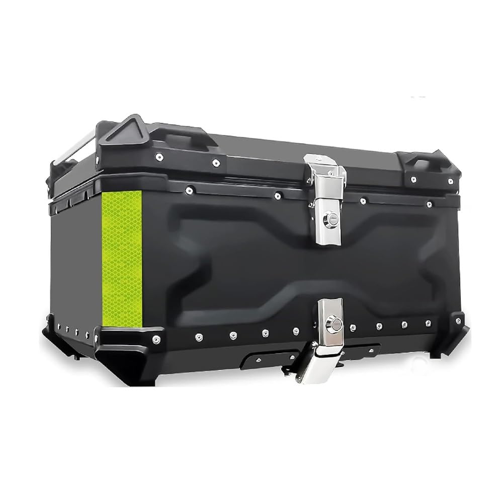 Coffre de Moto en Aluminium Box Moto Scooter Valise 28L 36L 45L 55L 65L 80L 100L, avec Verrouillage De Sécurité(Noir,28L)